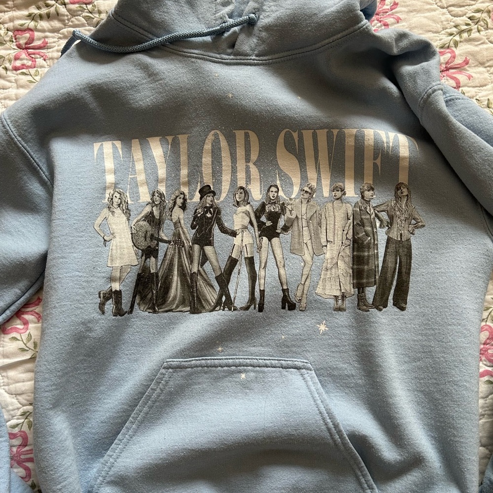 Taylor Swift Baby Blue Midnights Hoodie